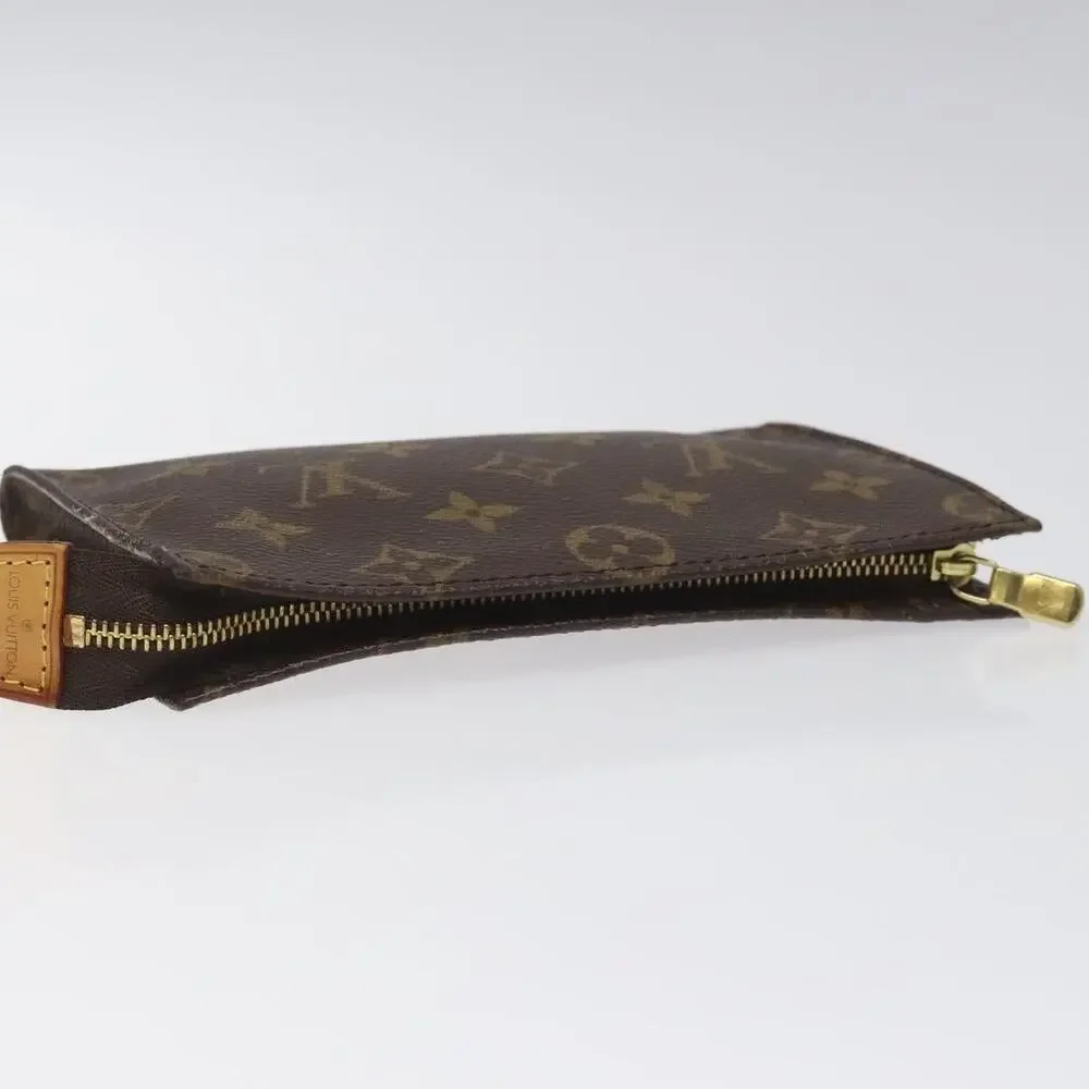 Louis Vuitton Monogram Bucket PM Accessory Pouch Brown